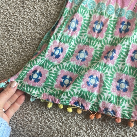 Z&L Europe cotton beach coverup Pom Pom detail small - Picture 3 of 5